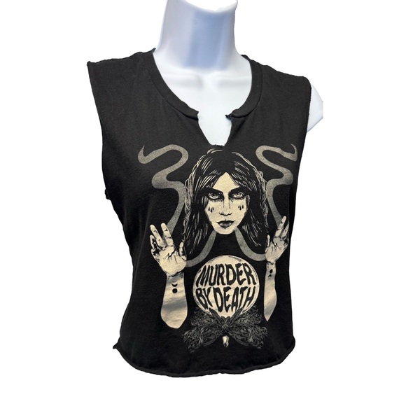 Murder by Death Band Black Graphic Tee — altered - Picture 1 of 4